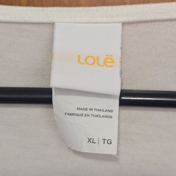 Lolë Anya White Crop Top (XL) - Picture 5 of 8